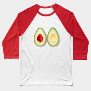 Avocado strawberries Baseball T-Shirt